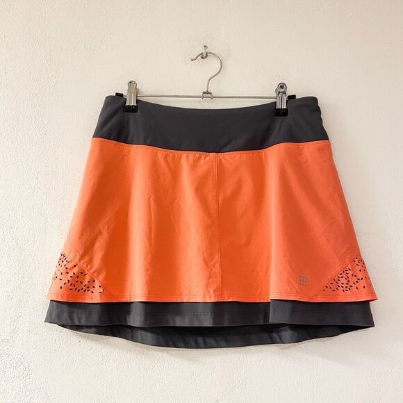 Title Nine Nimblene Skort in Gray Orange Small - Picture 1 of 10